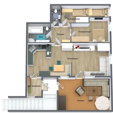 Apartmán Haus Alpenheim 2 Tux